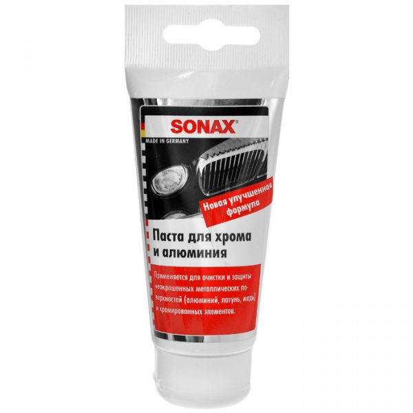 SONAX Паста для хрома и алюминия 75 мл