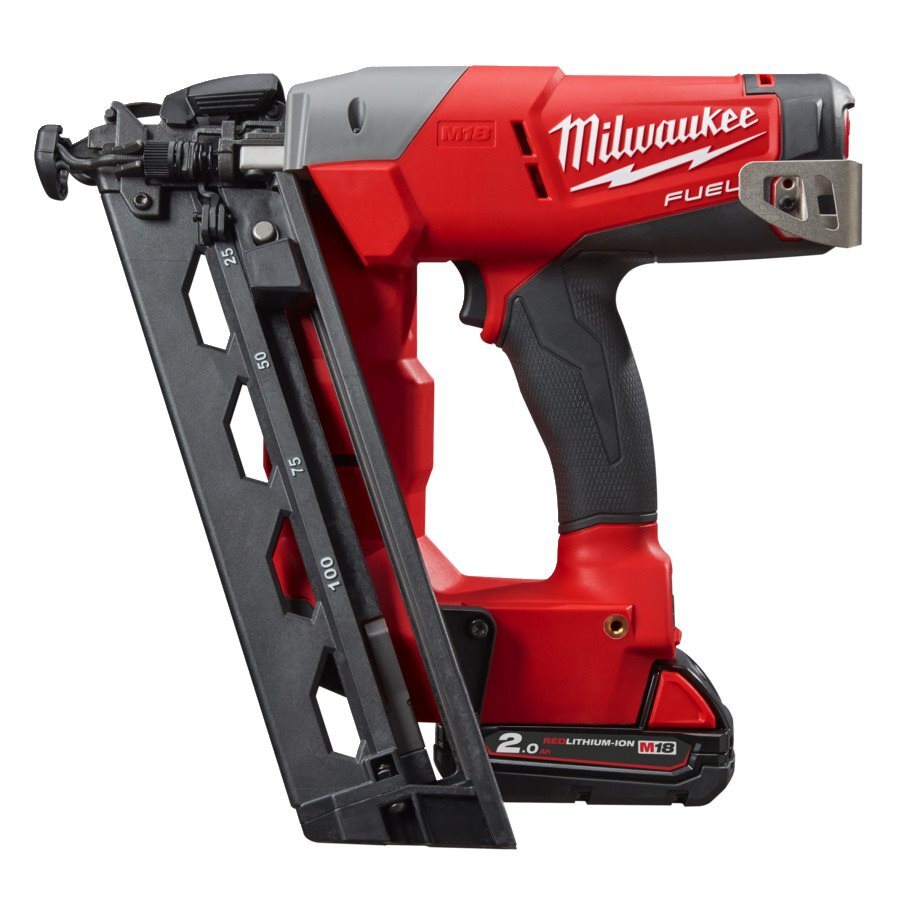 Аккумуляторный гвоздезабиватель с наклонным магазином Milwaukee m18 FFN-0c