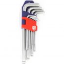 Набор Г-образных ключей с шаровым наконечником HEX WORKPRO 9 шт WP222006